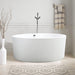 59" x 59" Freestanding Acrylic Bathtub - HomeBeyond