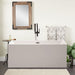 59" x 67" Freestanding Acrylic Bathtub - HomeBeyond