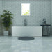 59" x 67" Freestanding Acrylic Bathtub - HomeBeyond