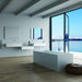 59" x 67" Freestanding Acrylic Bathtub - HomeBeyond