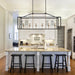 6 Lights Kitchen Island Linear Pendant Chandelier - HomeBeyond