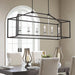 6 Lights Kitchen Island Linear Pendant Chandelier - HomeBeyond