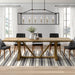 6 Lights Kitchen Island Linear Pendant Chandelier - HomeBeyond