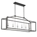 6 Lights Kitchen Island Linear Pendant Chandelier - HomeBeyond