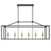 6 Lights Kitchen Island Linear Pendant Chandelier - HomeBeyond