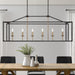 6 Lights Kitchen Island Linear Pendant Chandelier - HomeBeyond