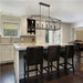 6 Lights Kitchen Island Linear Pendant Chandelier Lighting - HomeBeyond