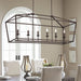 6 Lights Kitchen Island Linear Pendant Chandelier Lighting - HomeBeyond