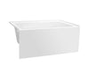 60" or 54" or 48" Alcove Soaking Acrylic Bathtub with 3 Side Tiling Flange - HomeBeyond