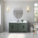 60” Single Sink Bathroom Vanity Cabinet with Engineered Marble Top - HomeBeyond