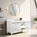 60" Single Sink Bathroom Vanity with Engineered Marble Top - HomeBeyond