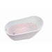 67" or 55" White Acrylic Freestanding Air Bubble Soaking Bathtub - HomeBeyond