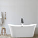 67" x 29" Freestanding Acrylic Bathtub - HomeBeyond