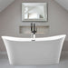 67" x 29" Freestanding Acrylic Bathtub - HomeBeyond