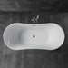 67" x 29" Freestanding Acrylic Bathtub - HomeBeyond