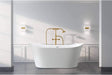 67" x 29" Freestanding Acrylic Bathtub - HomeBeyond