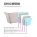 67" x 30" Freestanding Acrylic Bathtub - HomeBeyond