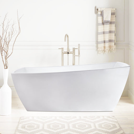 67" X 31" Freestanding Acrylic Bathtub - HomeBeyond