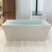 67" x 31.5" Freestanding Acrylic Bathtub - HomeBeyond