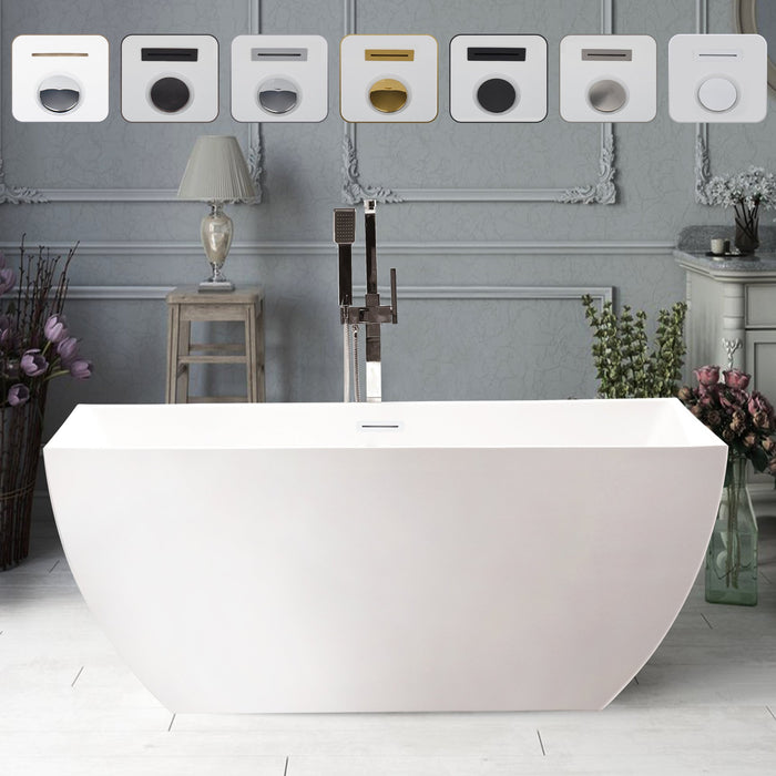 67" X 32" Acrylic Freestanding Bathtub - HomeBeyond