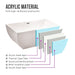 67" X 32" Acrylic Freestanding Bathtub - HomeBeyond