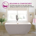 67" X 32" Acrylic Freestanding Bathtub - HomeBeyond