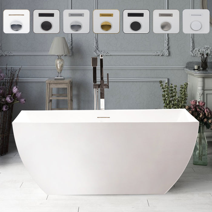 67" X 32" Acrylic Freestanding Bathtub - HomeBeyond