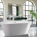 67" X 32" Freestanding Acrylic Bathtub Contemporary Design Soaking Tub - HomeBeyond