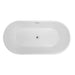 67" X 32" Freestanding Acrylic Bathtub Contemporary Design Soaking Tub - HomeBeyond