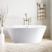 67" X 32" Freestanding Acrylic Bathtub Contemporary Design Soaking Tub - HomeBeyond