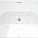 67/59/54 Inch Freestanding Acrylic Bathtub with Air Bubble System - HomeBeyond
