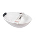 69" or 55" White Acrylic Freestanding Bathtub with Overflow and Pop-up Drain with Air Bath Option Available - HomeBeyond