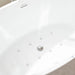 69" or 55" White Acrylic Freestanding Bathtub with Overflow and Pop-up Drain with Air Bath Option Available - HomeBeyond
