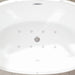 69" or 55" White Acrylic Freestanding Bathtub with Overflow and Pop-up Drain with Air Bath Option Available - HomeBeyond