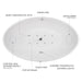 69" or 55" White Acrylic Freestanding Bathtub with Overflow and Pop-up Drain with Air Bath Option Available - HomeBeyond