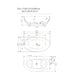 69" or 55" White Acrylic Freestanding Bathtub with Overflow and Pop-up Drain with Air Bath Option Available - HomeBeyond