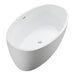 69" X 40" Freestanding White Acrylic Bathtub - HomeBeyond