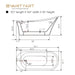 70" x 34" Acrylic Freestanding Bathtub - HomeBeyond