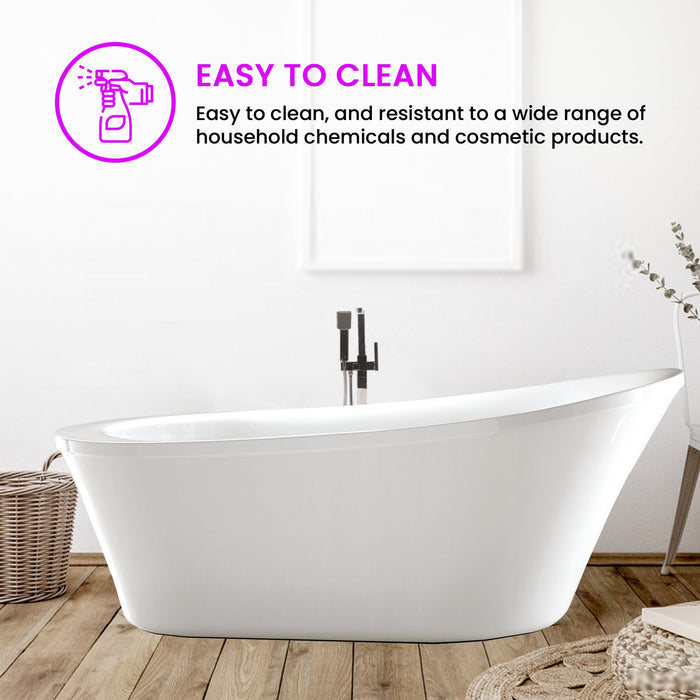 70" x 34" Acrylic Freestanding Bathtub - HomeBeyond