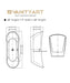 71" X 29" Freestanding Acrylic Bathtub - HomeBeyond