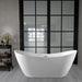 71" X 29" Freestanding Acrylic Bathtub - HomeBeyond