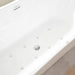 71" X 32" White Acrylic Freestanding Air Bubble Soaking Bathtub - HomeBeyond