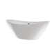 71" X 33" White Acrylic Freestanding Bathtub with Air Bubble System - HomeBeyond