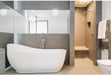 71" x 35" Freestanding Acrylic Bathtub - HomeBeyond