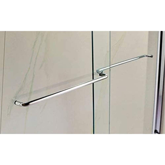 76 in. H x 60 in. W Framed Sliding Shower Door - HomeBeyond