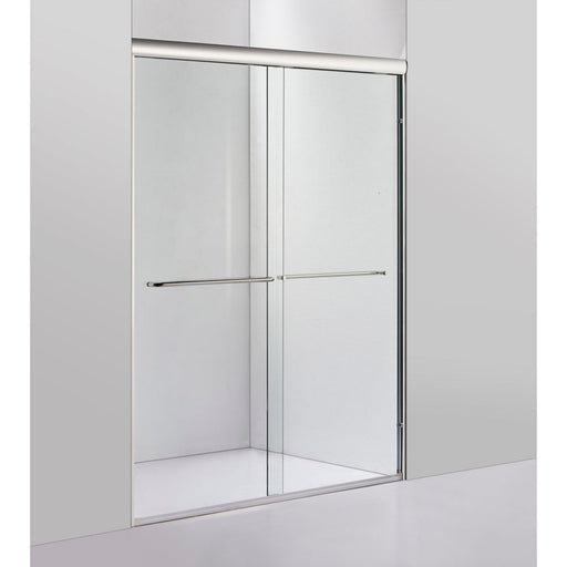 76 in. H x 60 in. W Framed Sliding Shower Door - HomeBeyond