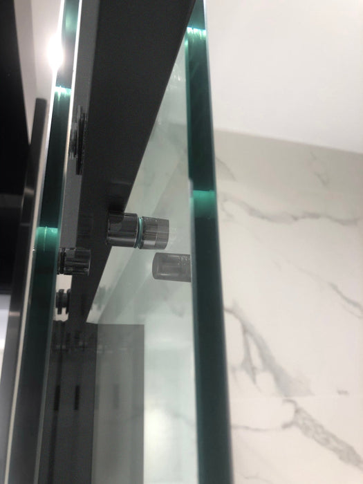 76 in. H x 60 in. W Frameless Sliding Shower Door - HomeBeyond