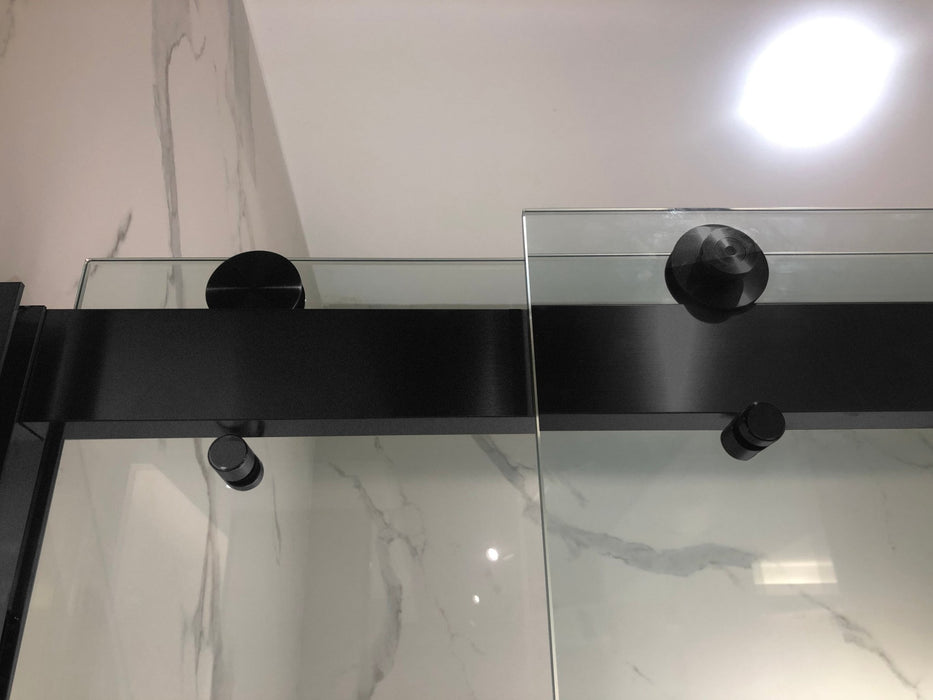 76 in. H x 60 in. W Frameless Sliding Shower Door - HomeBeyond