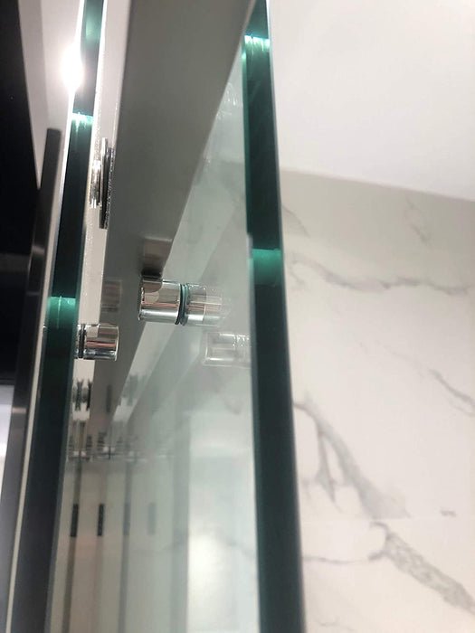 76 in. H x 60 in. W Frameless Sliding Shower Door - HomeBeyond