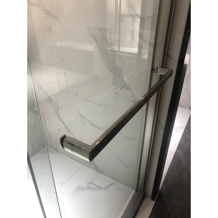 76 in. H x 60 in. W Frameless Sliding Shower Door - HomeBeyond